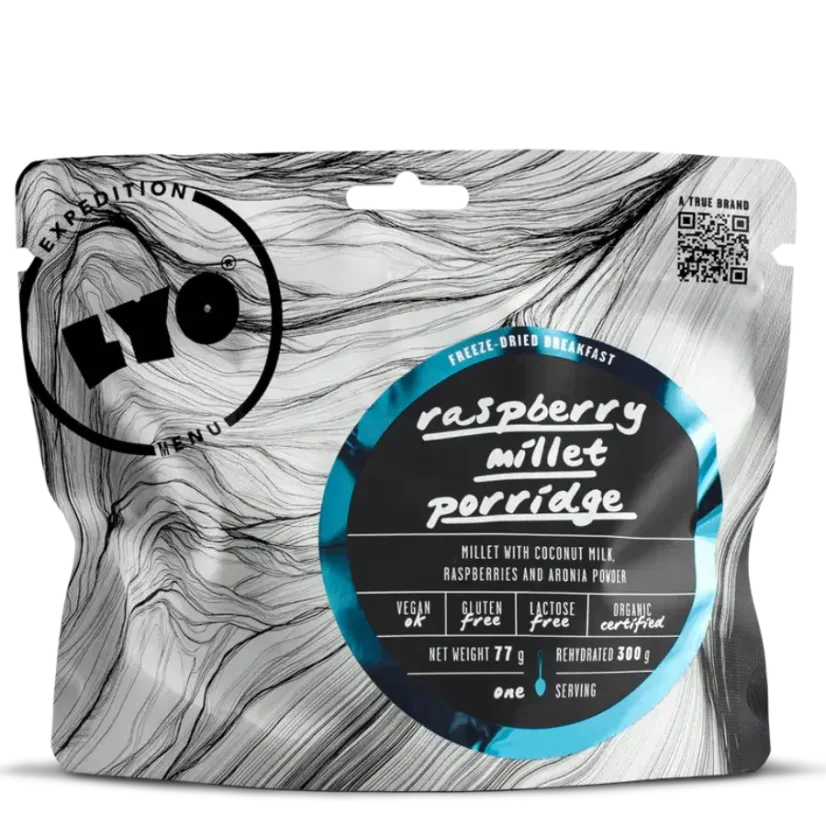 Lyofood Kokosová jáhlová kaše s malinami a arónií