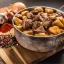 Adventure Menu Beef goulash with potatoes
