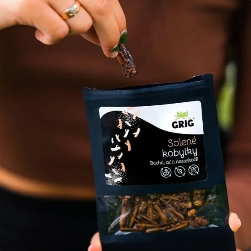Grig Křupavé kobylky Solené