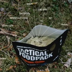 Tactical Foodpack Houbové rizoto s bílým vínem a parmazánem Tactical Foodpack Houbové rizoto s bílým vínem a parmazánem