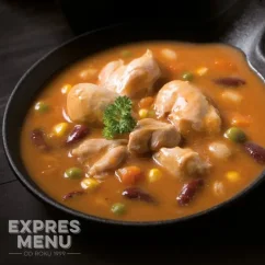 Expres Menu Chicken with Bacon and Onions Expres Menu Chicken with Bacon and Onions