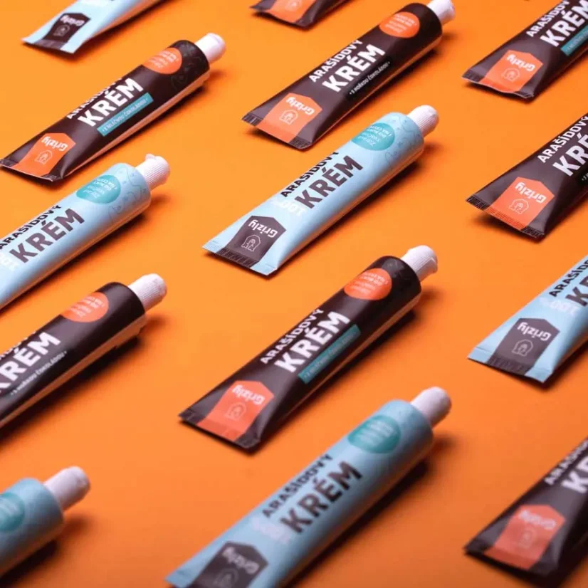 Grizly Arašídové krémy v tubě