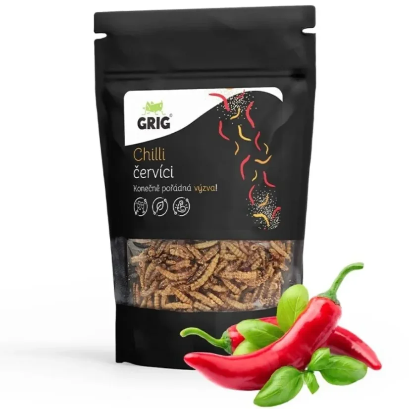 Grig Křupaví červíci Chilli