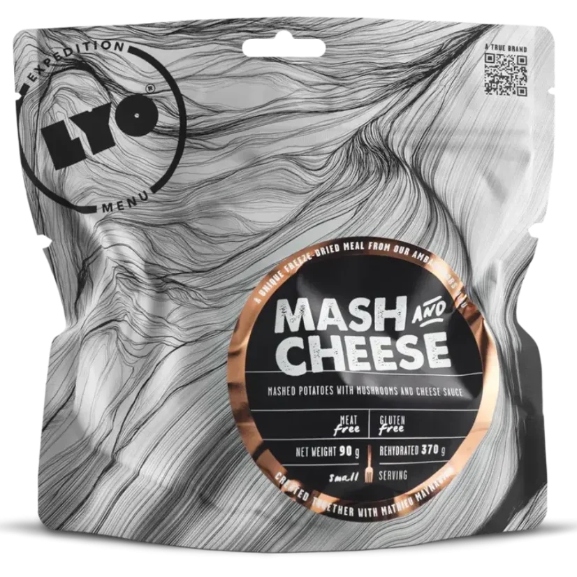 Lyofood Mash and Cheese - bramborová kaše s houbami a sýrovou omáčkou