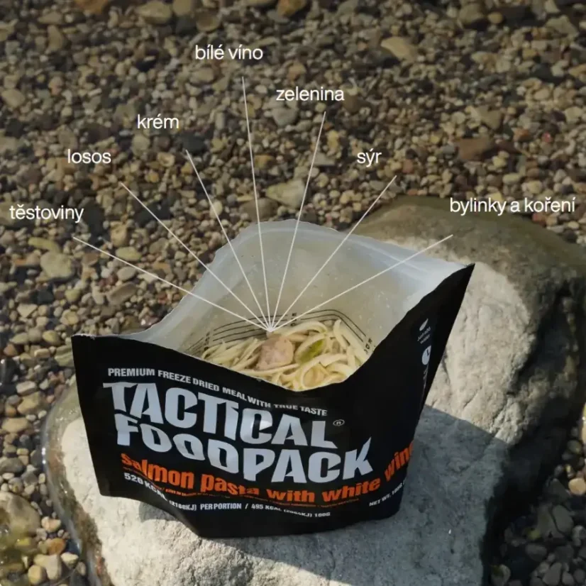 Tactical Foodpack Salmon Pasta with White Wine
