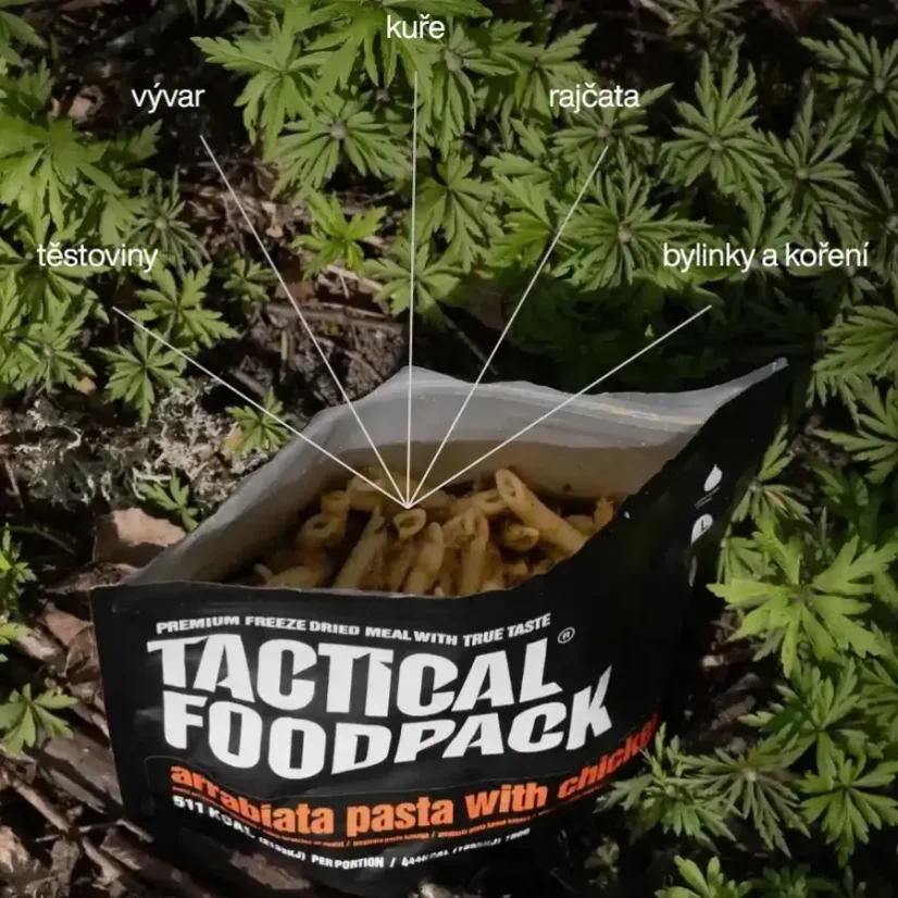 Tactical Foodpack Arrabiata Pasta with Chicken