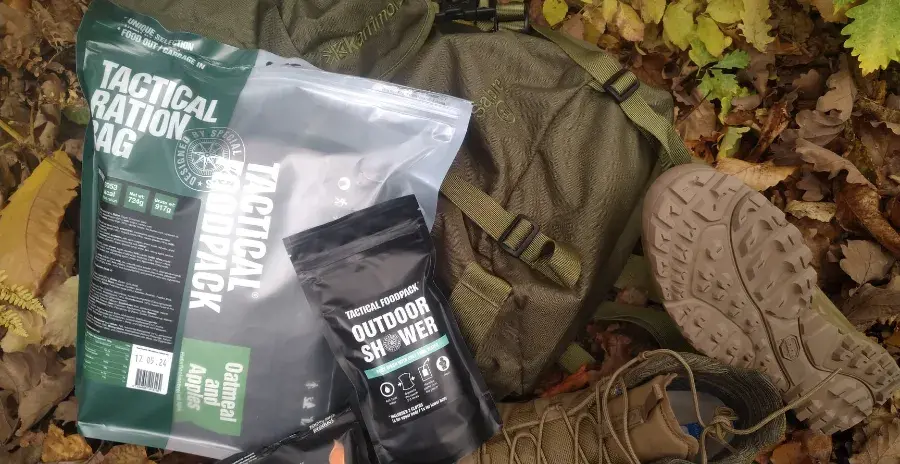 pohled na samoohřevný sáček heater bag od tactical foodpack